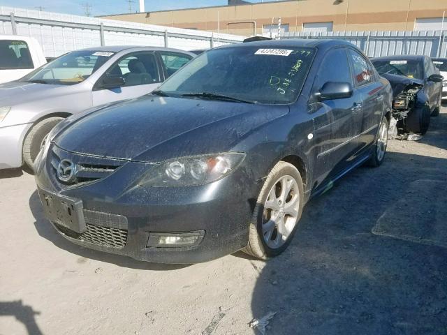 JM1BK323381105956 - 2008 MAZDA 3 S CHARCOAL photo 2