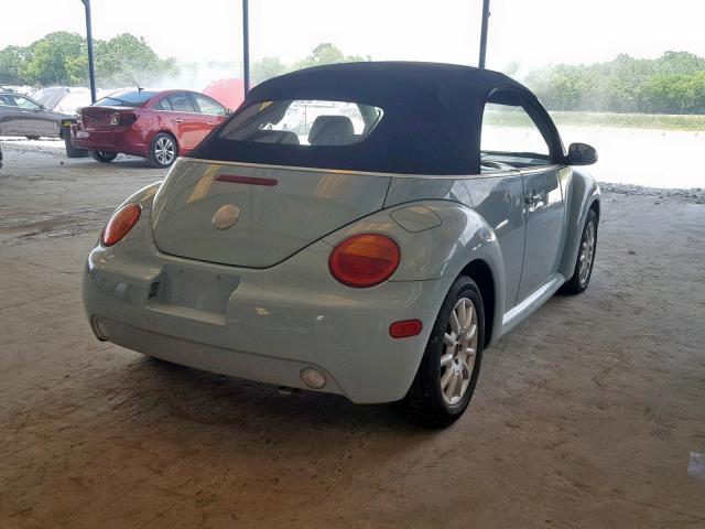 3VWCM31Y55M312999 - 2005 VOLKSWAGEN NEW BEETLE ლურჯი ფოტო 4