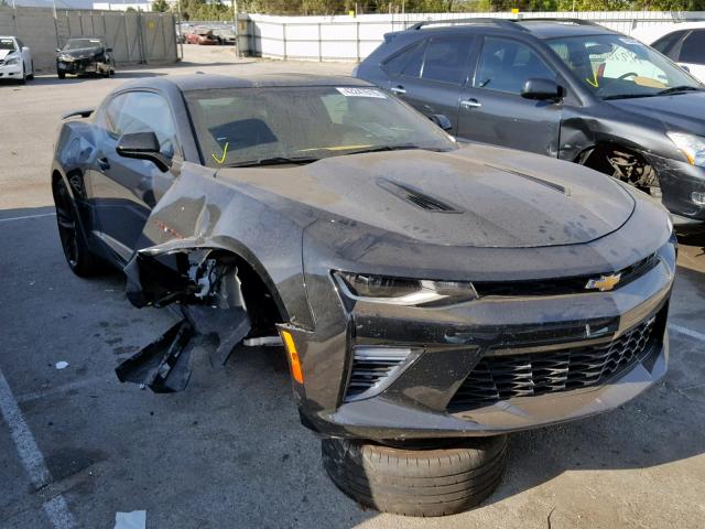 1G1FH1R76J0116094 - 2018 CHEVROLET CAMARO SS BLACK photo 1