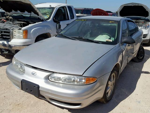 1G3NL52E32C139883 - 2002 OLDSMOBILE ALERO GL SILVER photo 2