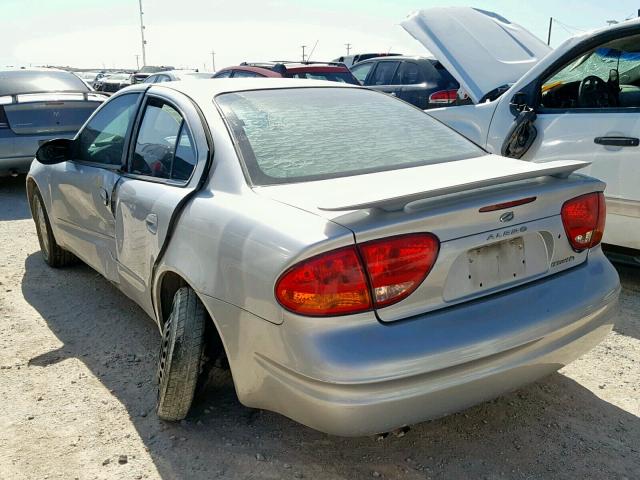 1G3NL52E32C139883 - 2002 OLDSMOBILE ALERO GL SILVER photo 3