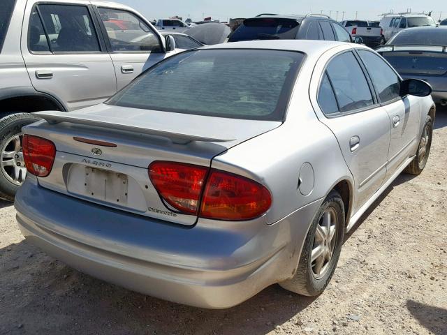 1G3NL52E32C139883 - 2002 OLDSMOBILE ALERO GL SILVER photo 4