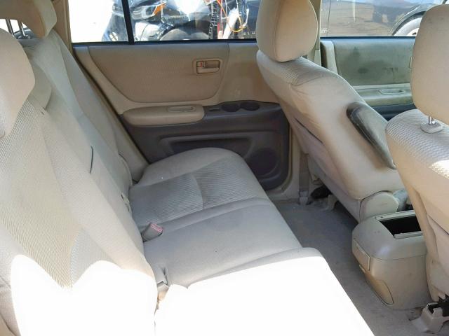 JTEEP21A650090472 - 2005 TOYOTA HIGHLANDER GOLD photo 6