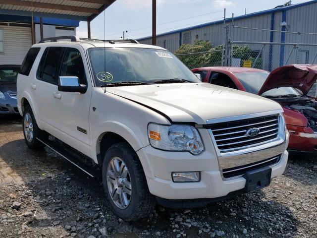 1FMEU75848UA44228 - 2008 FORD EXPLORER L WHITE photo 1