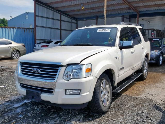 1FMEU75848UA44228 - 2008 FORD EXPLORER L WHITE photo 2