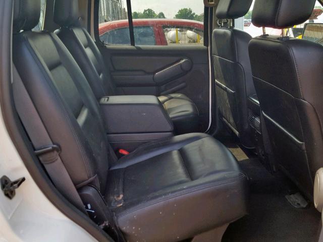 1FMEU75848UA44228 - 2008 FORD EXPLORER L WHITE photo 6