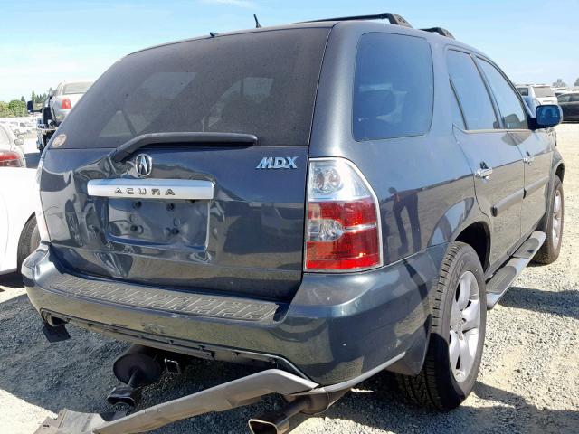 2HNYD188X6H513262 - 2006 ACURA MDX TOURIN GREEN photo 4