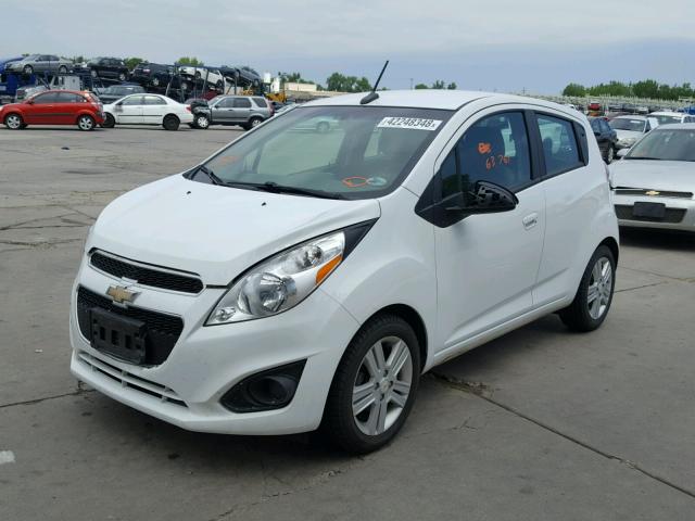 KL8CB6S95DC586200 - 2013 CHEVROLET SPARK LS WHITE photo 2