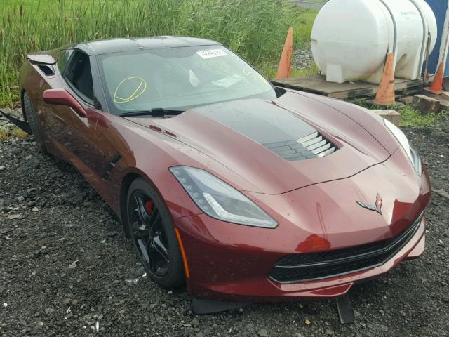 1G1YA2D76G5111953 - 2016 CHEVROLET CORVETTE S MAROON photo 1