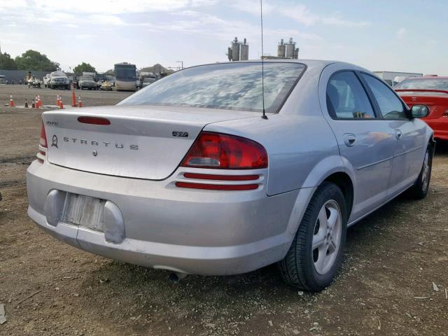 1B3EL46X66N211788 - 2006 DODGE STRATUS SX SILVER photo 4