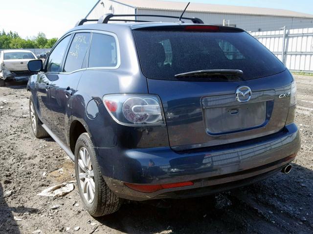 JM3ER2B51B0356693 - 2011 MAZDA CX-7 BLUE photo 3