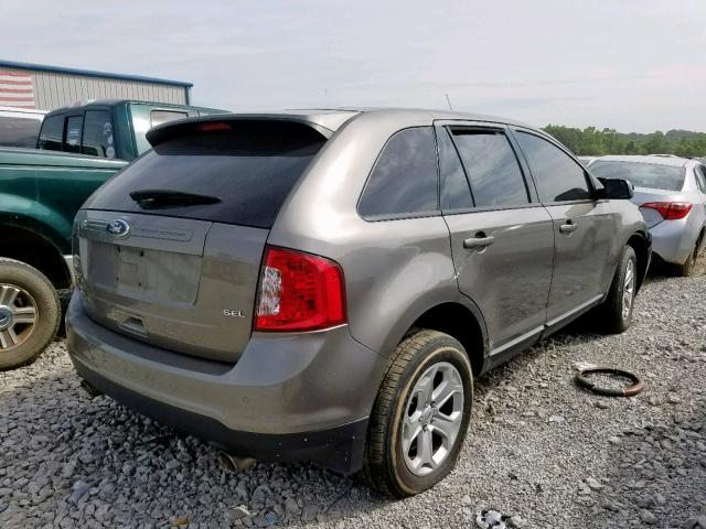 2FMDK3JC4DBA31404 - 2013 FORD EDGE SEL TAN photo 4