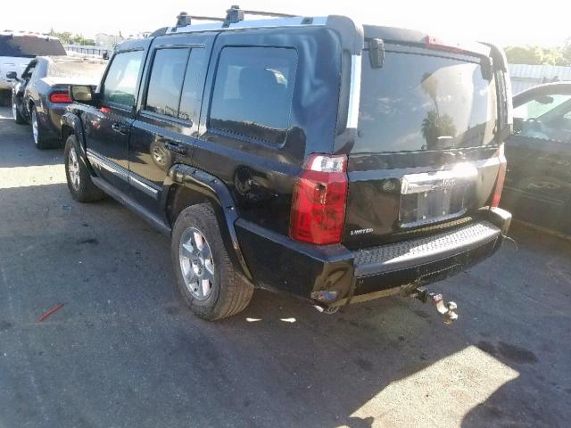 1J8HH58NX6C126102 - 2006 JEEP COMMANDER შავი ფოტო 3