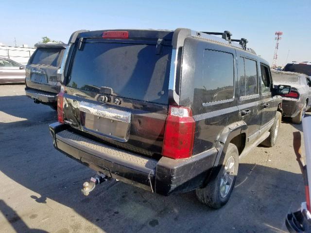 1J8HH58NX6C126102 - 2006 JEEP COMMANDER შავი ფოტო 4