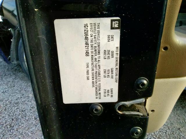 1G1ZU64814F211458 - 2004 CHEVROLET MALIBU MAX BLUE photo 10