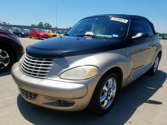 3C3EY55E15T342958 - 2005 CHRYSLER PT CRUISER TWO TONE photo 2