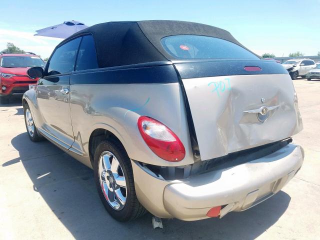 3C3EY55E15T342958 - 2005 CHRYSLER PT CRUISER TWO TONE photo 3