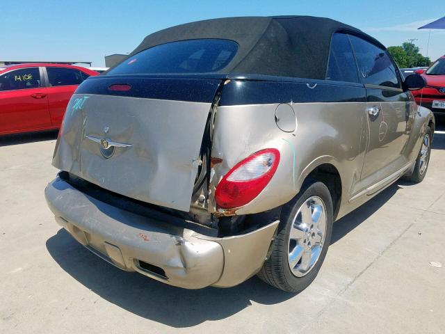 3C3EY55E15T342958 - 2005 CHRYSLER PT CRUISER TWO TONE photo 4