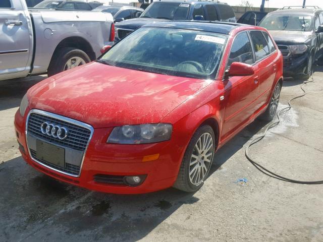 WAUMF78P46A122483 - 2006 AUDI A3 2.0 SPO RED photo 2