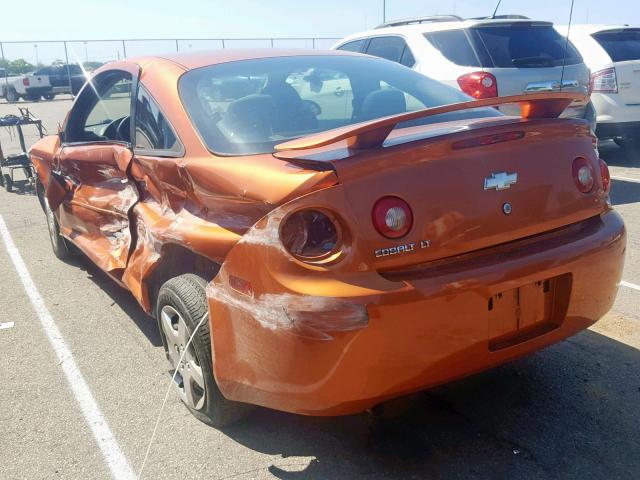 1G1AL15F477230522 - 2007 CHEVROLET COBALT LT ORANGE photo 3