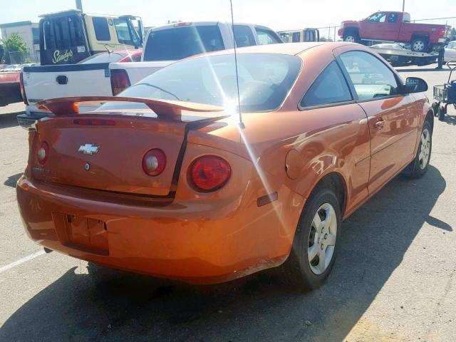 1G1AL15F477230522 - 2007 CHEVROLET COBALT LT ORANGE photo 4