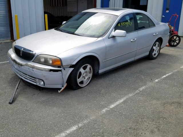 1LNHM87AXYY782904 - 2000 LINCOLN LS SILVER photo 2