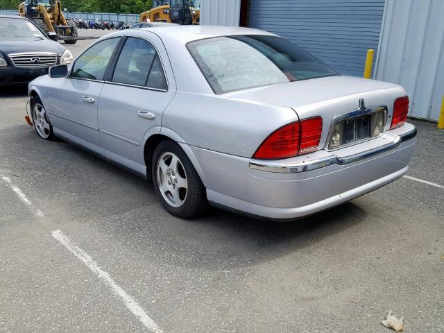 1LNHM87AXYY782904 - 2000 LINCOLN LS SILVER photo 3