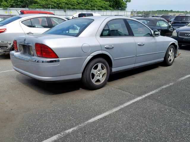 1LNHM87AXYY782904 - 2000 LINCOLN LS SILVER photo 4