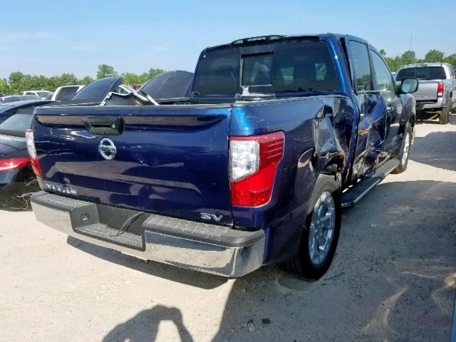 1N6AA1EK7JN531361 - 2018 NISSAN TITAN S BLUE photo 4