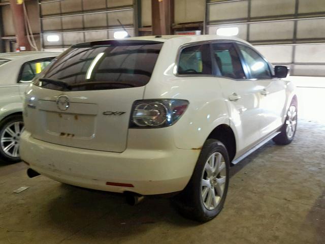 JM3ER293470109065 - 2007 MAZDA CX-7 WHITE photo 4