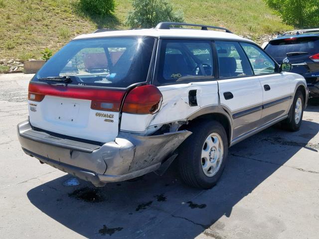 4S3BG6850V7627559 - 1997 SUBARU LEGACY OUT WHITE photo 4