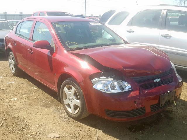 1G1AL55F377242863 - 2007 CHEVROLET COBALT LT BURGUNDY photo 1