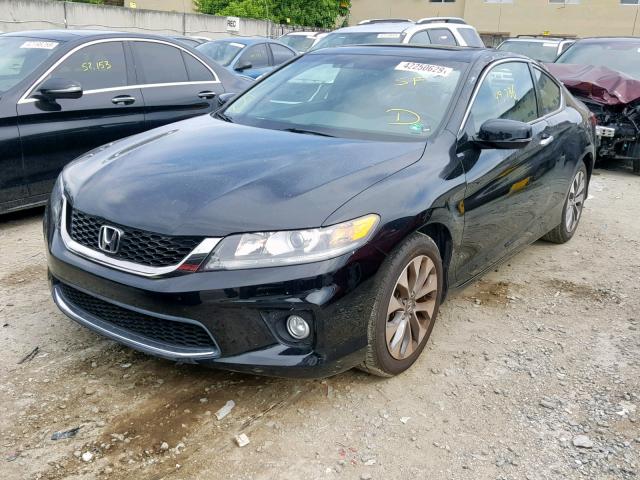 1HGCT1B88DA017045 - 2013 HONDA ACCORD EXL BLACK photo 2