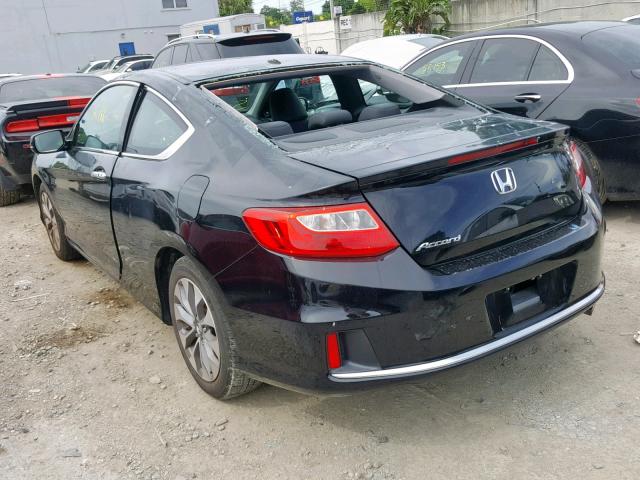 1HGCT1B88DA017045 - 2013 HONDA ACCORD EXL BLACK photo 3