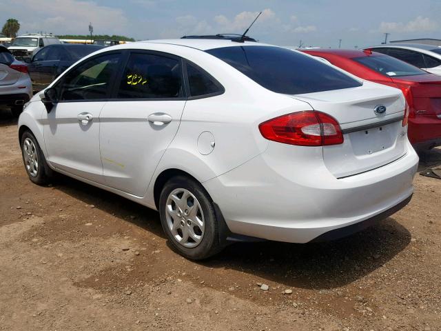 3FADP4AJ5DM113821 - 2013 FORD FIESTA S WHITE photo 3