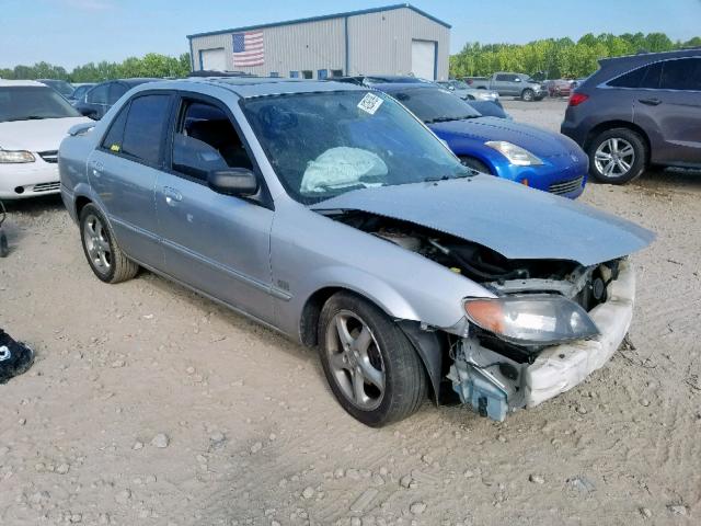 JM1BJ225710477956 - 2001 MAZDA PROTEGE LX SILVER photo 1