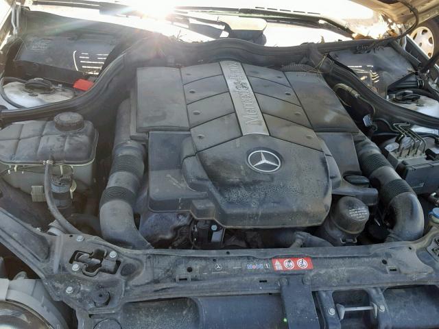 WDBTK75J75F134525 - 2005 MERCEDES-BENZ CLK 500 SILVER photo 7