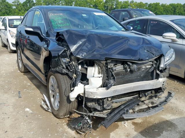 5J8TB3H35GL014414 - 2016 ACURA RDX BLACK photo 1