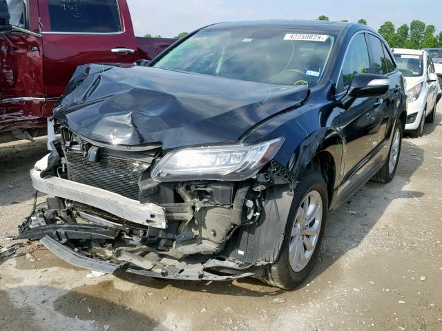 5J8TB3H35GL014414 - 2016 ACURA RDX BLACK photo 2