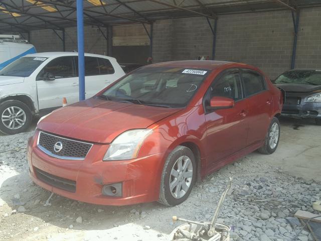 3N1AB6AP7AL664090 - 2010 NISSAN SENTRA 2.0 BURGUNDY photo 2