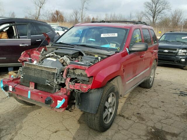 1J8GR48K19C552239 - 2009 JEEP GRAND CHER RED photo 2