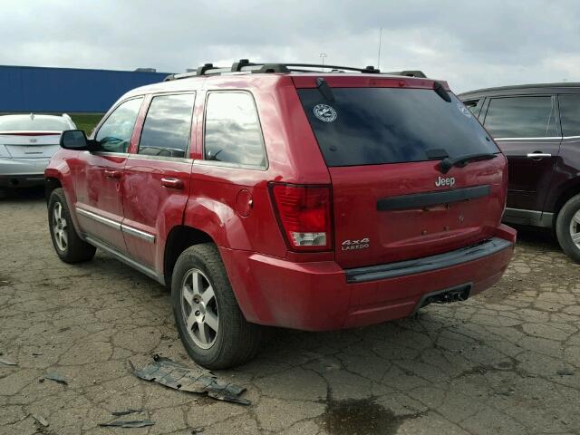 1J8GR48K19C552239 - 2009 JEEP GRAND CHER RED photo 3