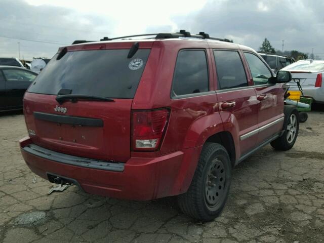 1J8GR48K19C552239 - 2009 JEEP GRAND CHER RED photo 4