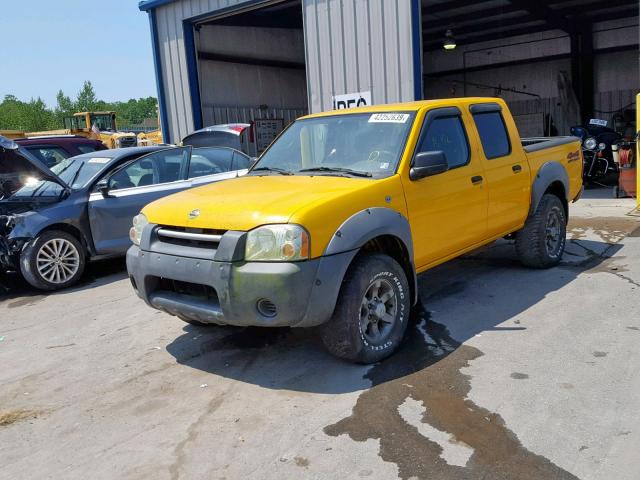 1N6ED27Y33C462893 - 2003 NISSAN FRONTIER C YELLOW photo 2