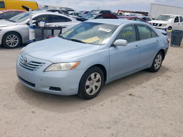 4T1BE46K17U571893 - 2007 TOYOTA CAMRY NEW BLUE photo 2