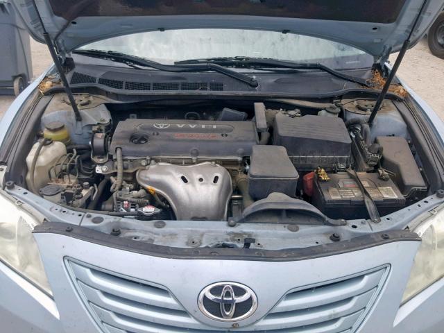 4T1BE46K17U571893 - 2007 TOYOTA CAMRY NEW BLUE photo 7