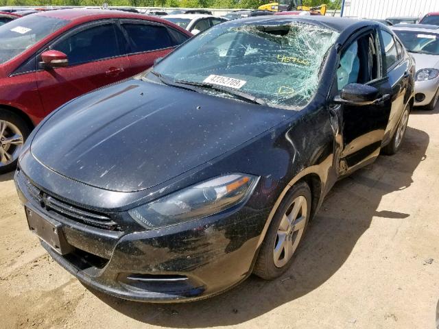 1C3CDFBB9GD531093 - 2016 DODGE DART SXT BLACK photo 2