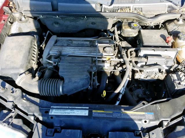 1G8AJ54F94Z206801 - 2004 SATURN ION LEVEL MAROON photo 7