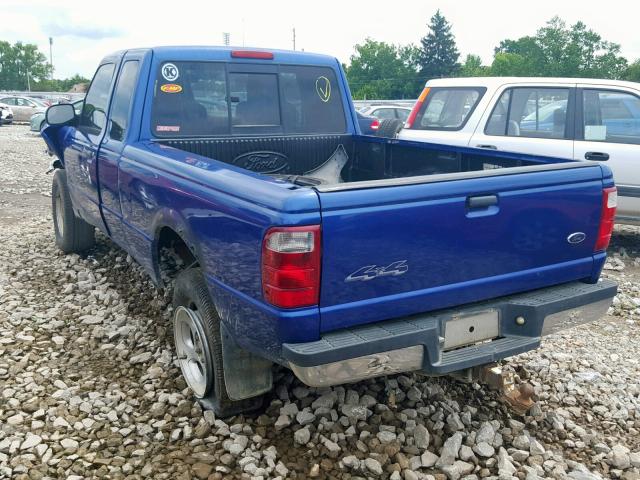 1FTZR45E85PA70403 - 2005 FORD RANGER SUP BLUE photo 3