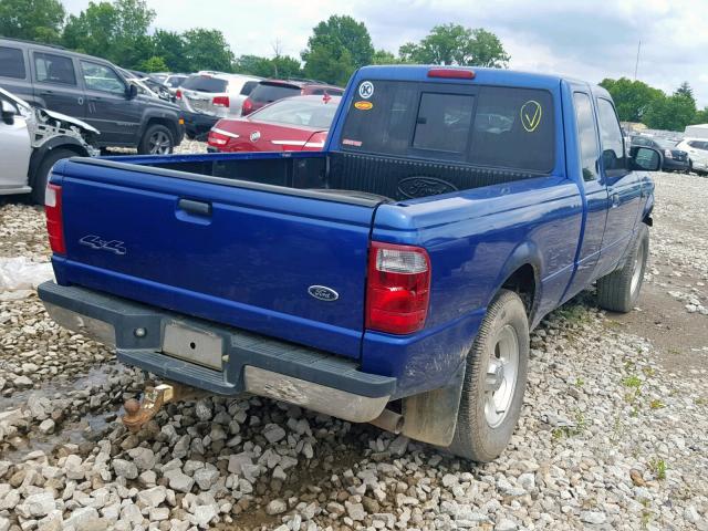 1FTZR45E85PA70403 - 2005 FORD RANGER SUP BLUE photo 4